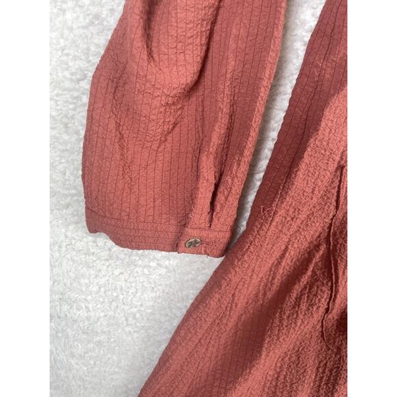 Soft Surroundings Crepe Tunic Womens Large Plein Air Button Down Long Sleeve - Picture 7 of 15